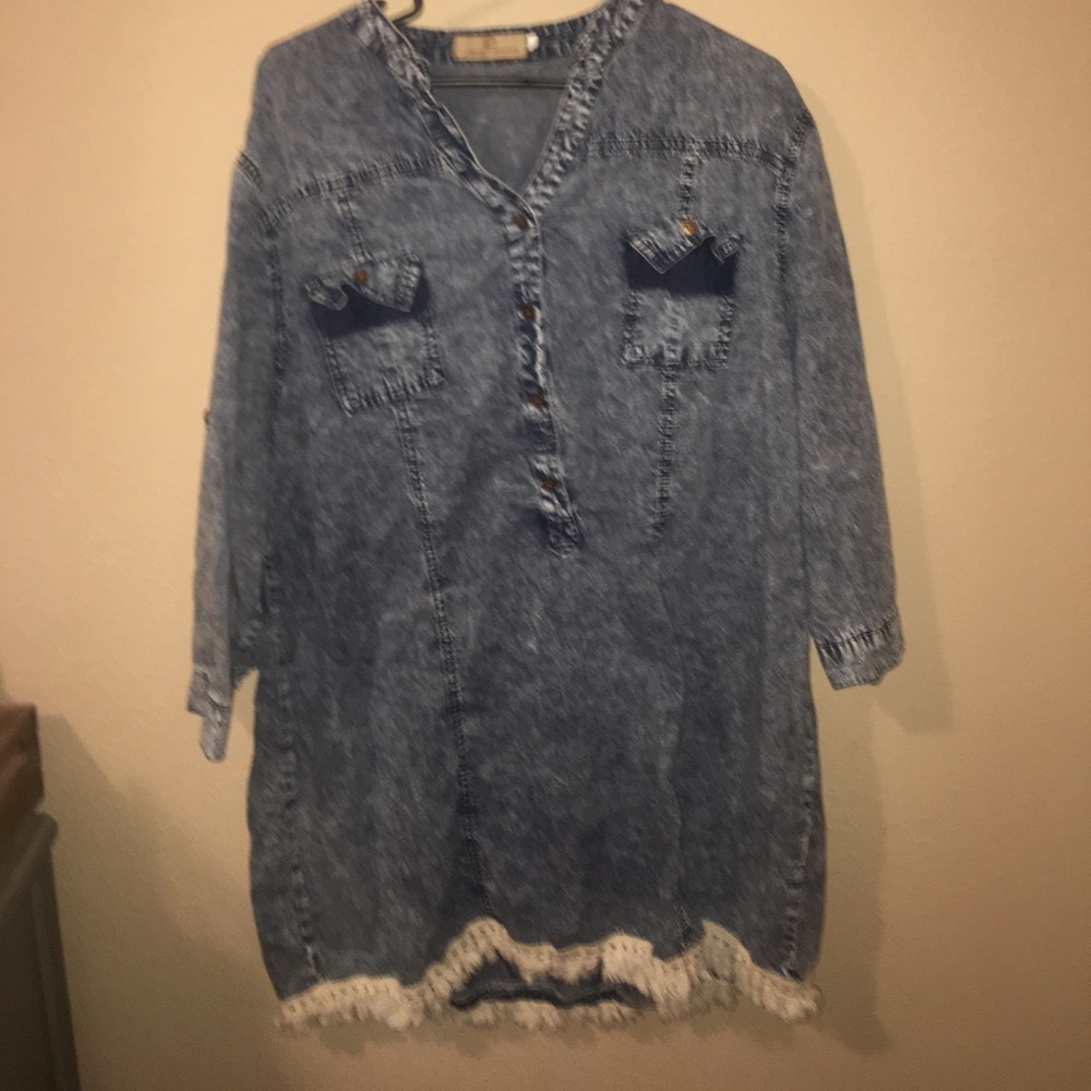 Denim dress